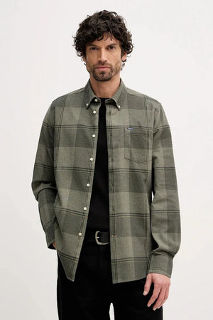 Camisa de algodón Barbour Heaney