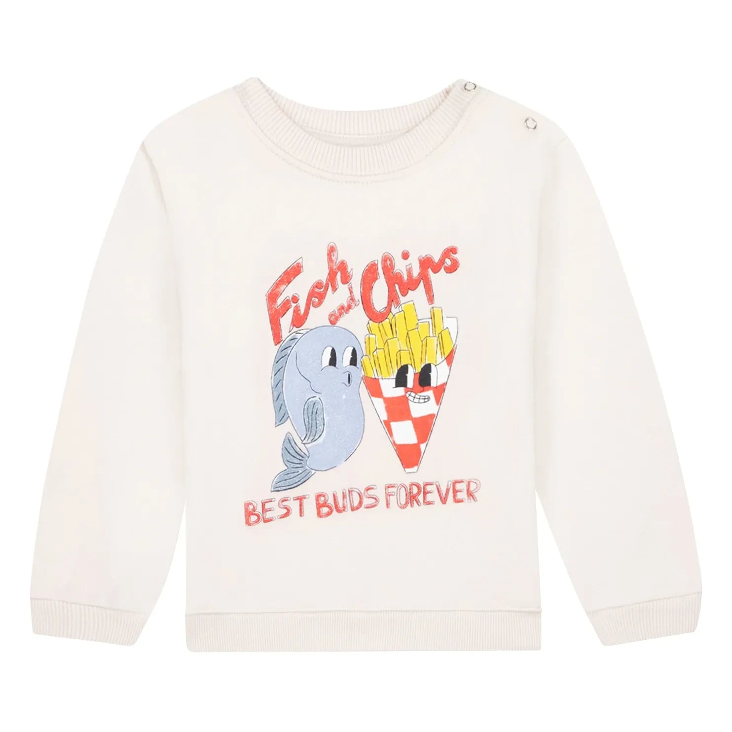 Bonton - Sudadera Smily Fish | Crudo