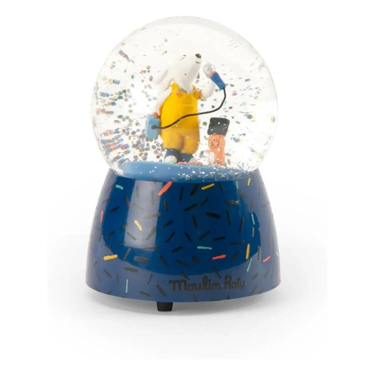 Moulin Roty - Globo de nieve musical Pilou | Azul