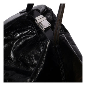BY FAR - Bolso de Piel Texturizada Bea | Negro