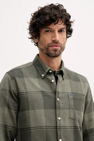 Camisa de algodón Barbour Heaney