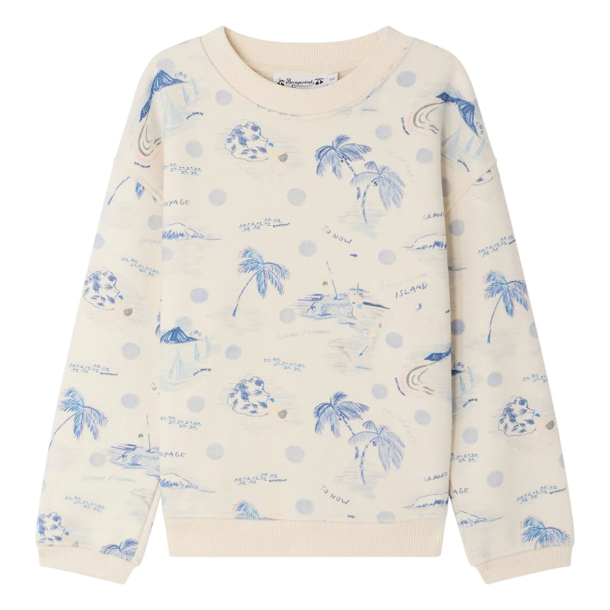 Bonpoint - Sudadera de algodón orgánico Tonino | Crudo