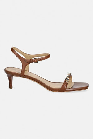 MICHAEL Michael Kors Dina Kitten Sandalia de cuero