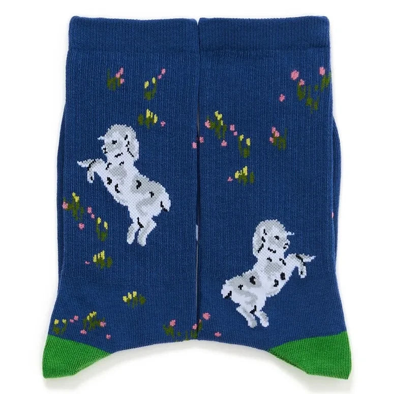 Maison Mangostan - Calcetines de oveja | Azul marino