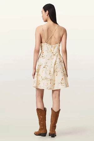 Vestido de verano de viscosa AllSaints CLAIRE