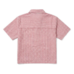 Smallable Kid - Camisa a rayas Sawyer | Rojo cereza