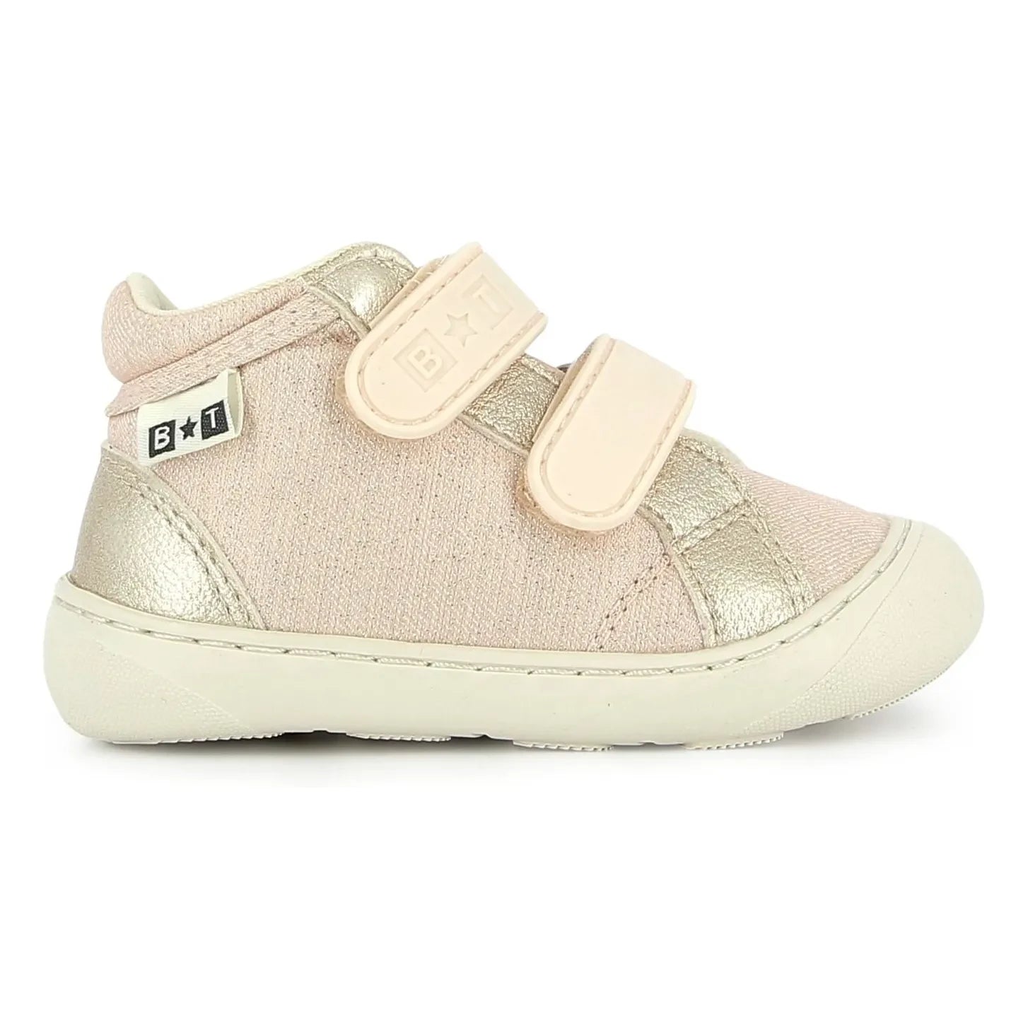 Bonton - Zapatillas deportivas Smoothie Easy Double Scratch | Rosa empolvado
