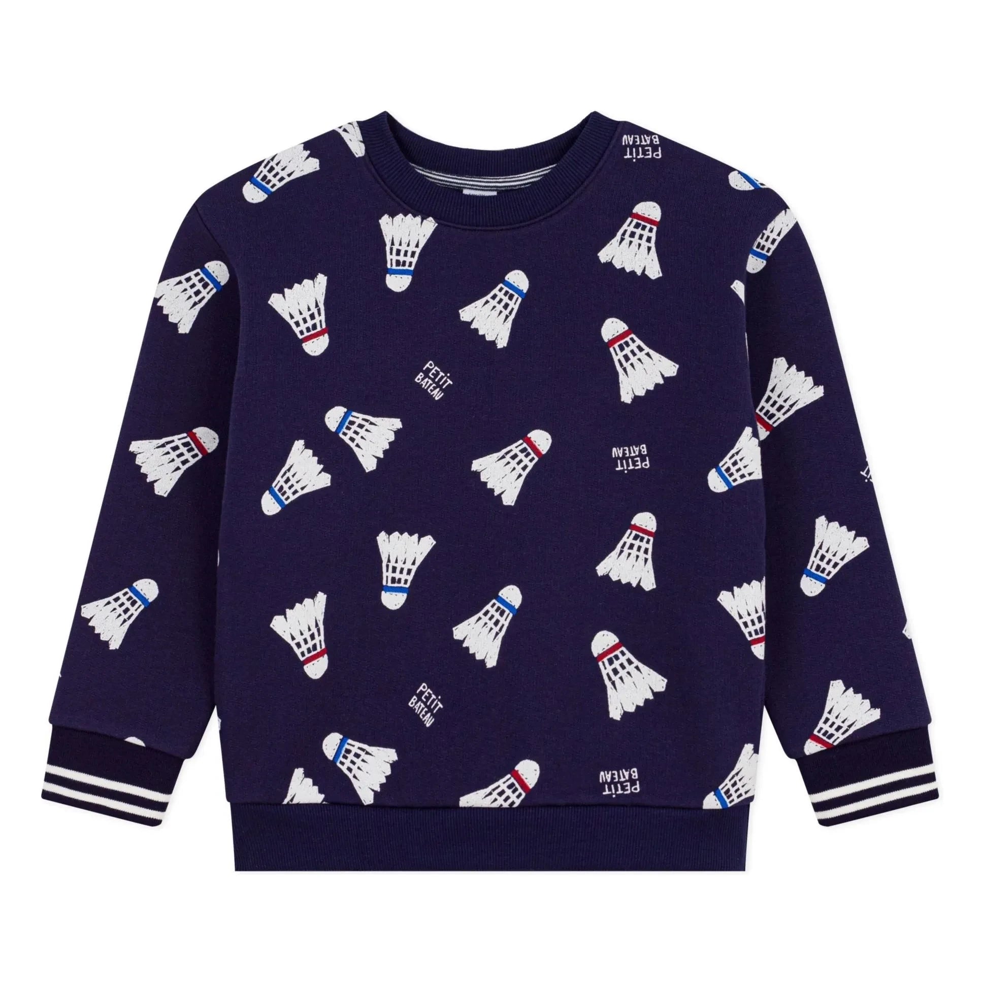 Petit Bateau - Forro polar de bádminton | Azul noche