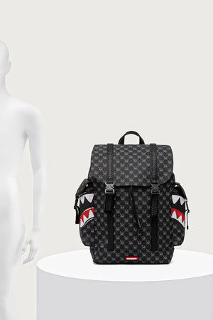 Sprayground - Mochila Negra con Tiburones en París 910B9311NSZ