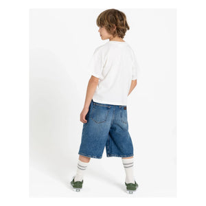 Finger in the nose - Bermuda Denim Oversize Sacha | Azul denim
