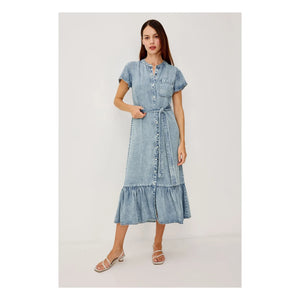 Rails - Vestido Kahlo | Azul vaquero