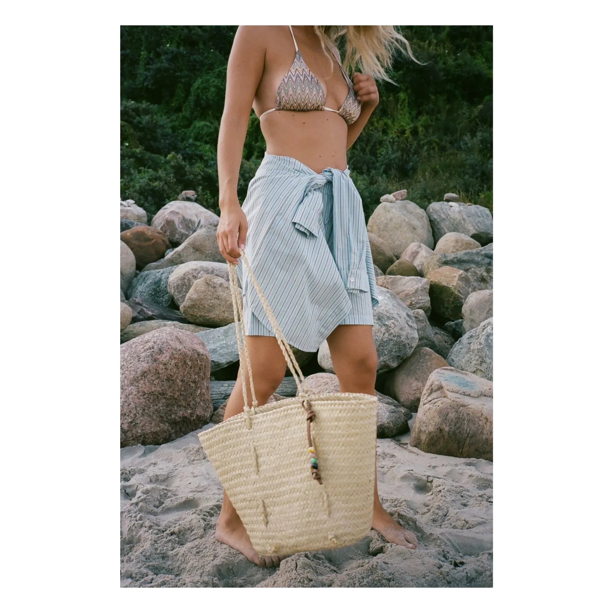 Becksöndergaard - Bolso pequeño Strawie Adina | Beige