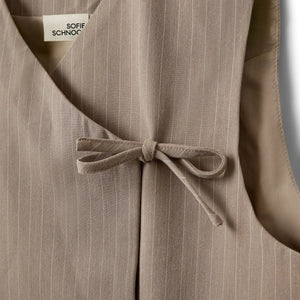 Sofie Schnoor - Chaleco Sin Mangas con Nudo Cailinsy | Beige
