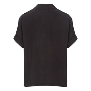 Xirena - Blusa Muselina Algodón Avery | Negro