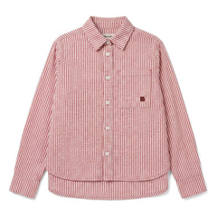 Smallable Kid - Camisa a rayas | Rojo cereza