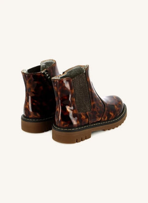 Pom d'Api - Boots Sid JodZip Mermer Desenli Rugan | Kahverengi
