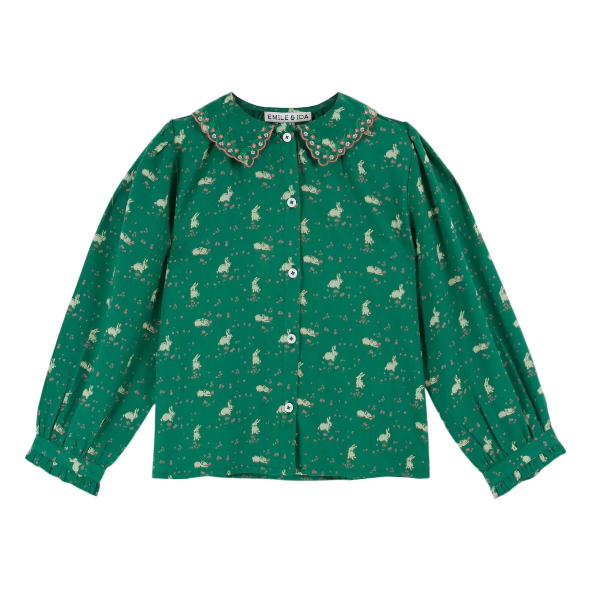 Emile et Ida - Blusa Lapinou | Verde