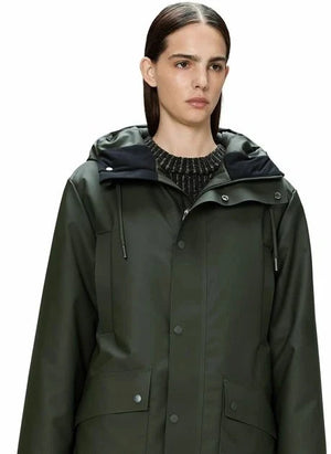 Rains - Parka Largo Nome W3T3 | Verde oscuro