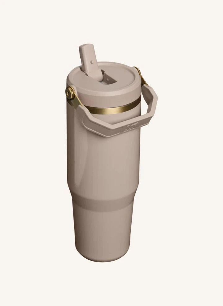 Stanley 1913 - Vaso Aislado - IceFlow Flip Straw 2.0 | Gris Plata
