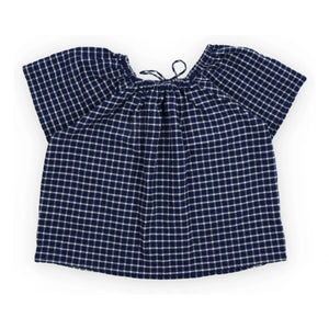 the new society - Blusa Jasmine Kareli | Azul Oscuro