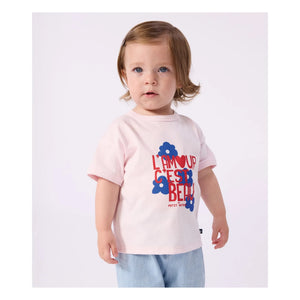Petit Bateau - Camiseta de algodón orgánico con fresas | Blanco