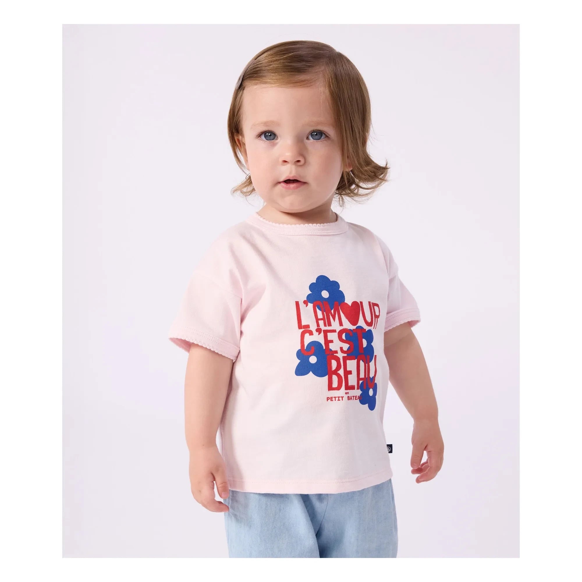 Petit Bateau - Camiseta de algodón orgánico con fresas | Blanco