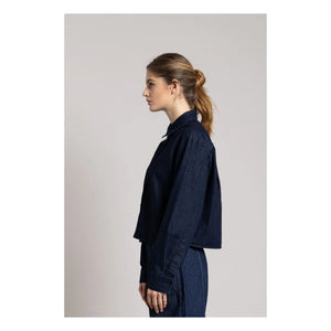 Smallable Mujer - Camisa corta Chili | Denim bruto