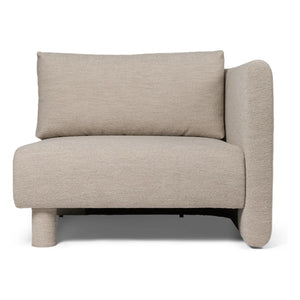 Ferm Living - Sofá modular derecho Dase bouclé | Beige