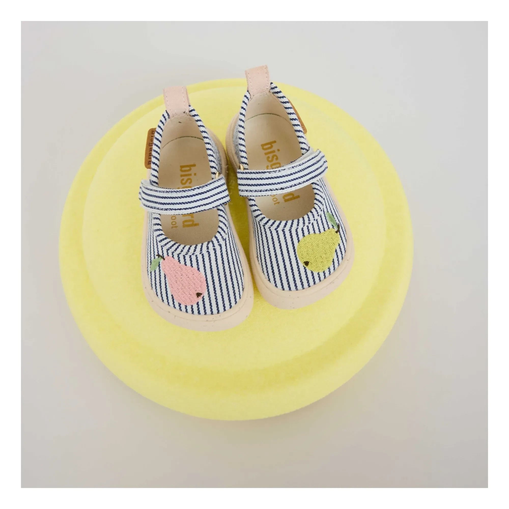 bisgaard - Zapatillas rascadoras de rayas azul marino
