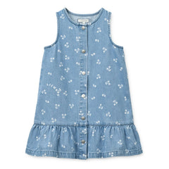 Liewood - Sybilla Cerises Denim Elbise | Mavi