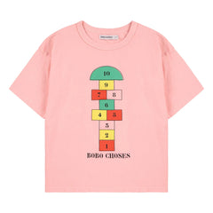 Bobo Choses - Camiseta Marelle de algodón orgánico | Rosa