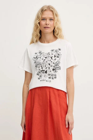 Camiseta de algodón BORA de Weekend Max Mara