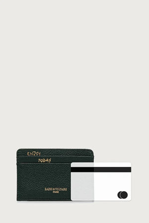 Funda de cartera de cuero para mujer