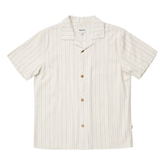 Rhythm - Camisa de manga corta a rayas para vacaciones | Crema