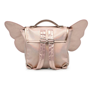 Caramel & Cie - Mochila brillante mariposa | Rosa