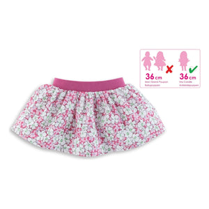Corolle - Falda floreada para muñeca de 36 cm | Rosa