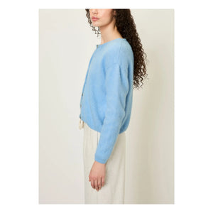American Vintage - Chaleco Vitow de alpaca y lana | Azul claro
