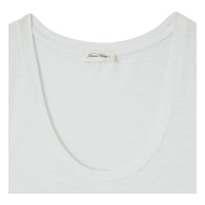 Camiseta de tirantes American Vintage con cuello en U - Jacksonville | Blanco