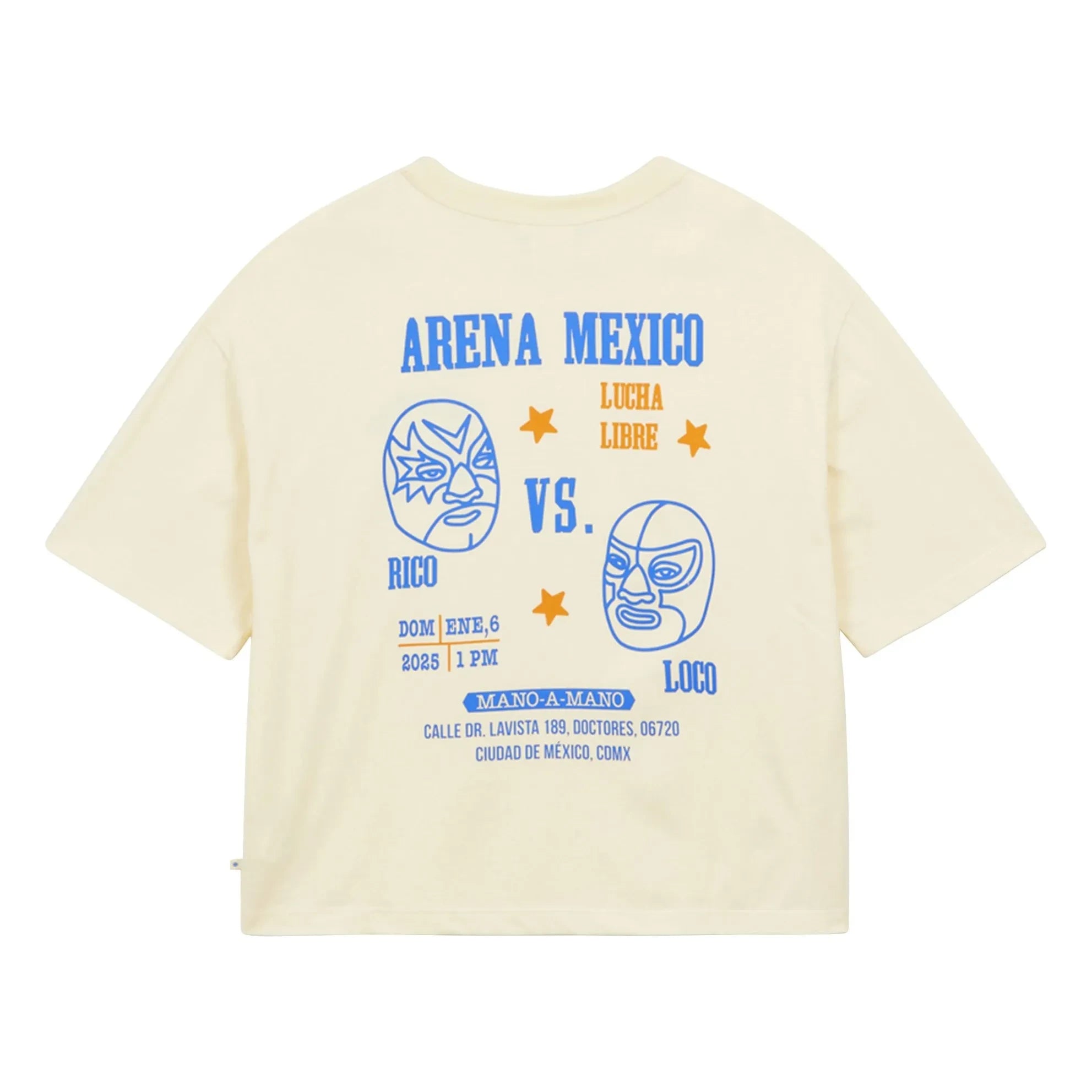 a.p - Camiseta Arena México algodón orgánico | Crudo