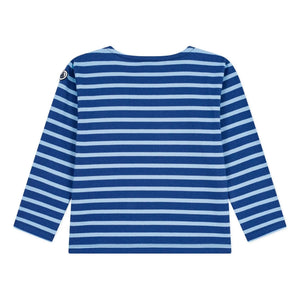 Petit Bateau - Camiseta con estampado de marinière | Azul