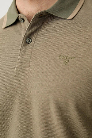 Camiseta de hombre de algodón con cuello Bernard de Barbour
