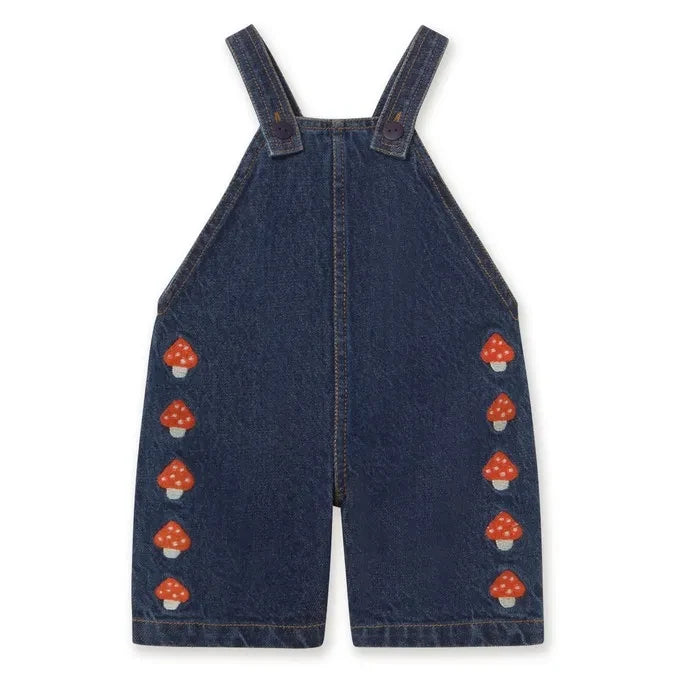 Tinycottons - Peto vaquero de corcho | Azul oscuro