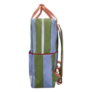 Sticky Lemon - Mochila a rayas grandes | Verde