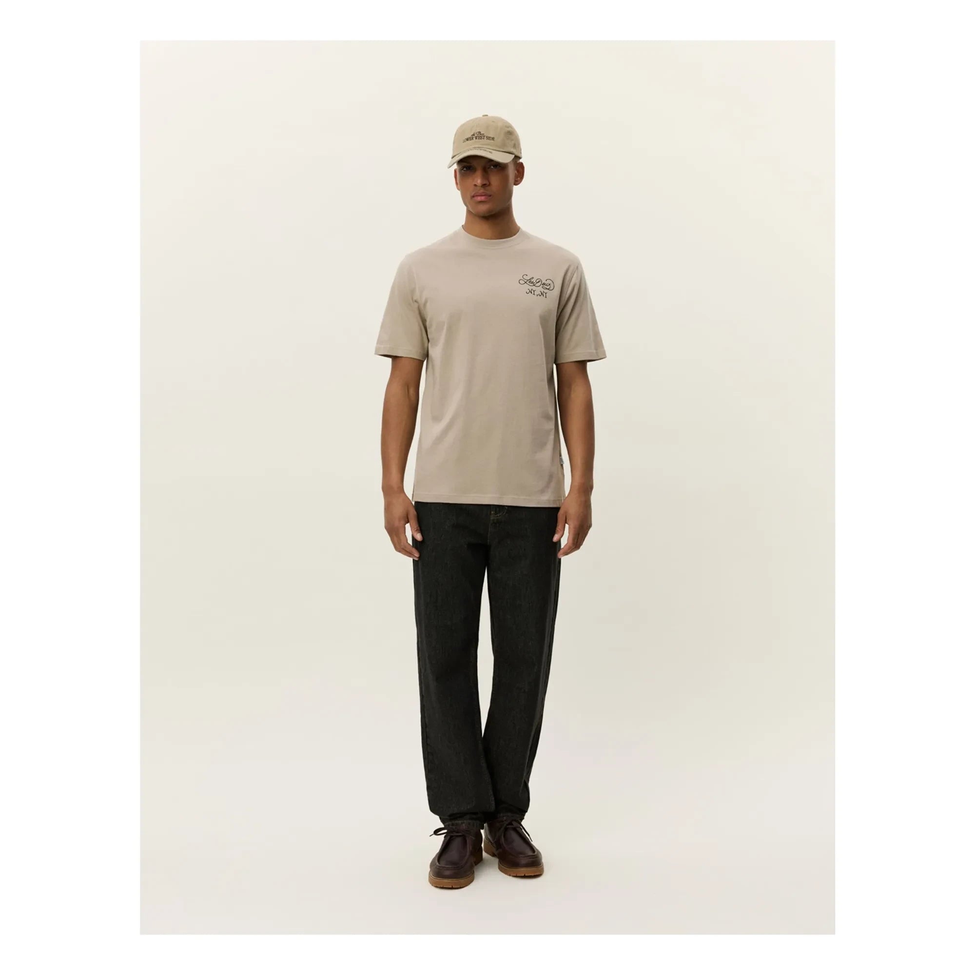 Les Deux - Camiseta Orchard | Beige Oscuro