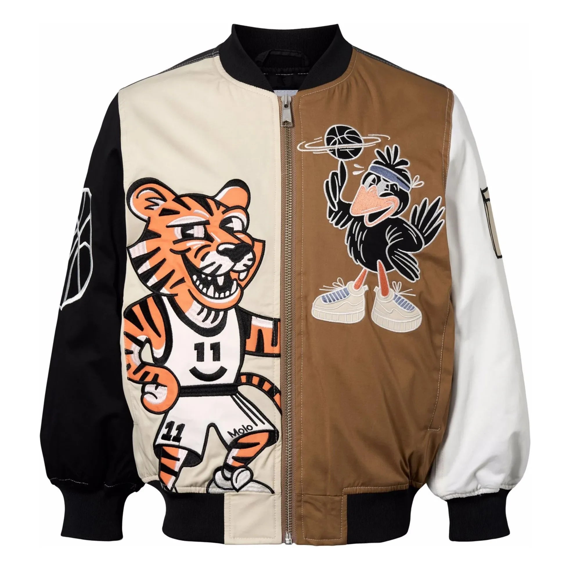 Molo - Cazadora bomber de baloncesto Hedley | Negro