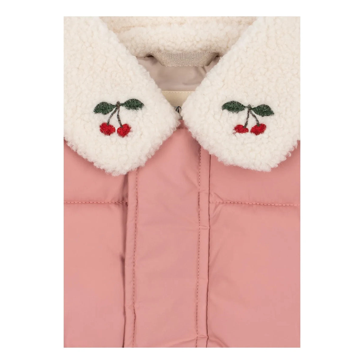 Konges Sløjd - Chaqueta acolchada con cuello tipo sherpa Alpi Cerises | Rosa