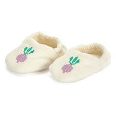 Bobo Choses - Zapatillas con estampado de rábanos de algodón orgánico | Blanco