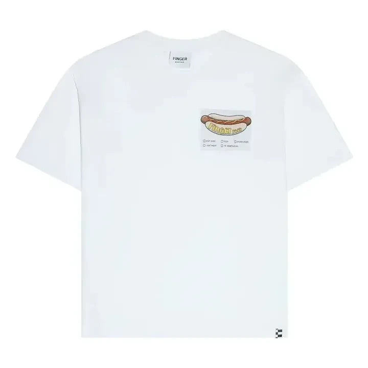 Finger in the nose - Rey Camiseta Algodón orgánico | Blanco roto