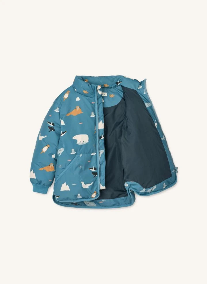 Liewood - Chaqueta acolchada de fibra reciclada Brantley | Azul azure