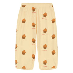 Studio Bohème - Pantalones polares de algodón orgánico Porgy Brioches | Amarillo claro